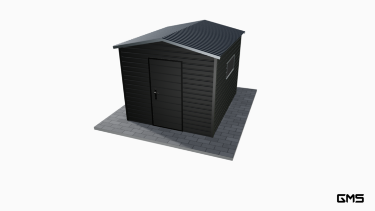 Căsuță de grădină PREMIUM BTX 2.5x3 m cu acoperiș în două ape