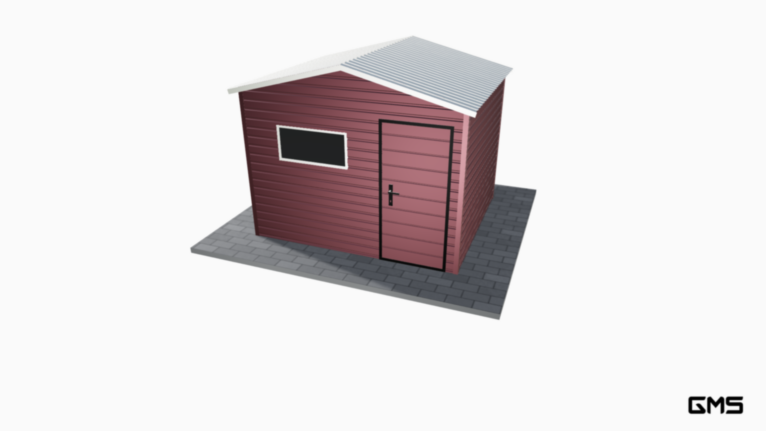 Căsuță de grădină PREMIUM BTX 3x2.5 m cu acoperiș în două ape